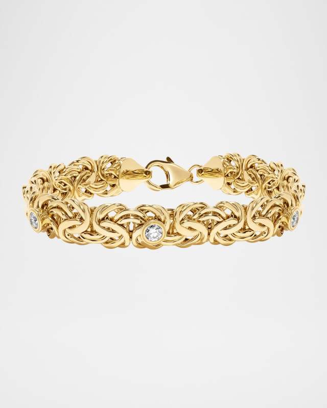 18K Yellow Gold Empress Diamond Bracelet